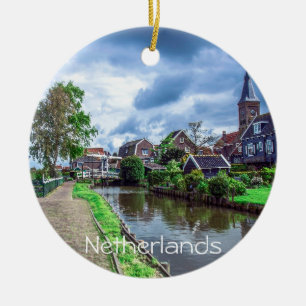 Traditionelles Fischerdorf Marken, Niederlande Keramik Ornament