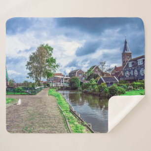 Traditionelles Fischerdorf Marken, Niederlande Sherpadecke