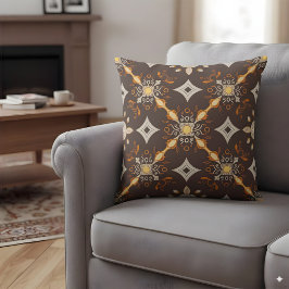 Traditionelles Folklore-Motiv Kissen