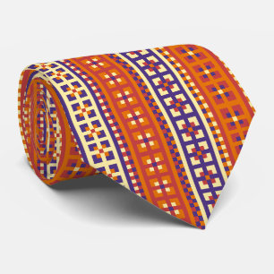 Traditionelles geometrisches ethnisches Motiv  Krawatte