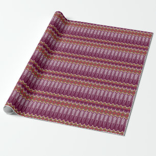 Traditionelles geometrisches ethnisches Muster Geschenkpapier