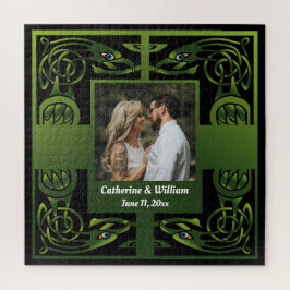 Traditionelles Green Irish Celtic Design