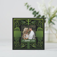 Traditionelles Green Irish Celtic Design