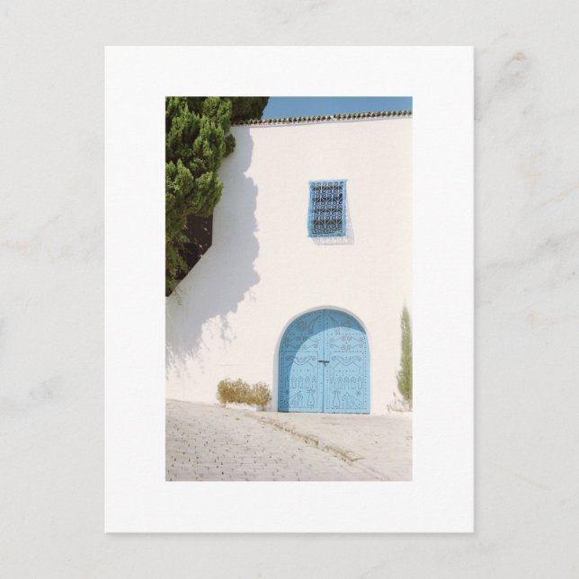 Traditionelles Haus: Tunesien Postkarte (Vorderseite)