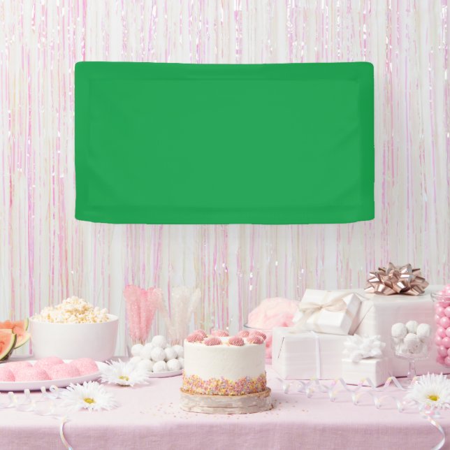 Traditionelles - helles grünes Banner (Party)