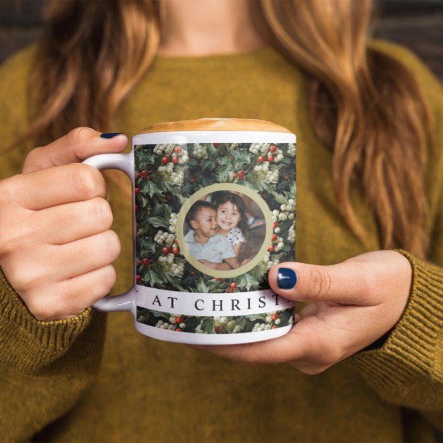 Traditionelles Holly-3-Foto Kaffeetasse (Von Creator hochgeladen)