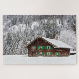 Traditionelles Holzhaus in Bayern