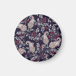 Traditionelles indisches Paisley, nahtlos Muster. Magnet