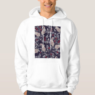 Traditionelles indisches Paisley, nahtloses Muster Hoodie