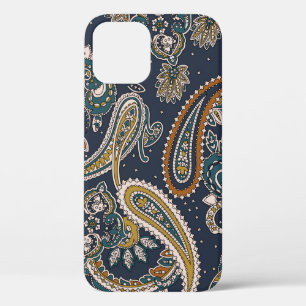Traditionelles indisches Paisleymuster auf Hinterg Case-Mate iPhone Hülle