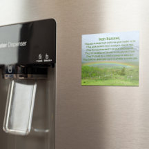 Traditionelles Irish Blessing Valley Rainbow Magne