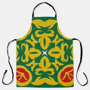 Traditionelles islamisches Muster. Bandana-Printde Schürze