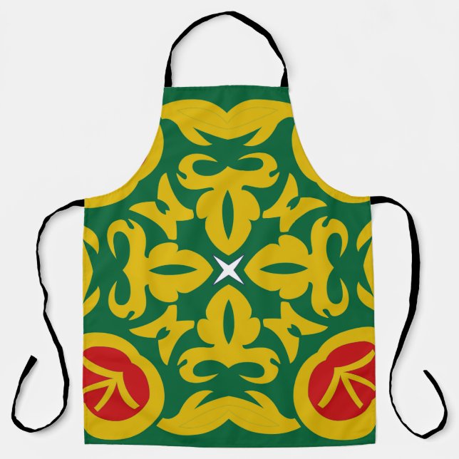 Traditionelles islamisches Muster. Bandana-Printde Schürze (Vorderseite)