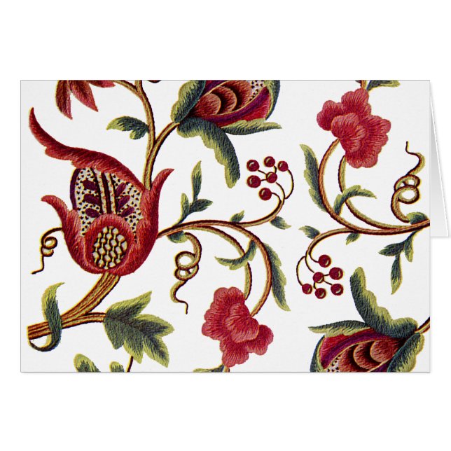 Traditionelles jakobinisches Stickereimuster (Vorderseite (Horizontal))