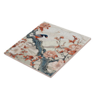 Traditionelles Japan Kutani Zierkunst 9 Fliese