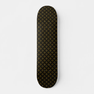 Traditionelles japanisches Design1 - SHIPPO- Black Skateboard