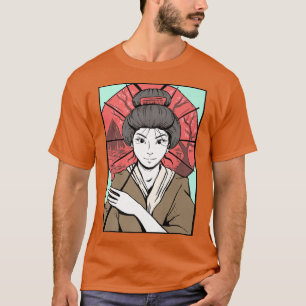 Traditionelles japanisches Geisha Kimono Japan Ota T-Shirt