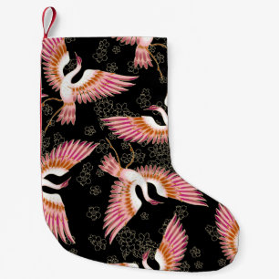 Traditionelles japanisches Kimono Motifs-Muster Kleiner Weihnachtsstrumpf