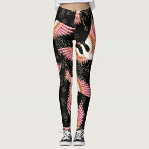 Traditionelles japanisches Kimono Motifs-Muster Leggings