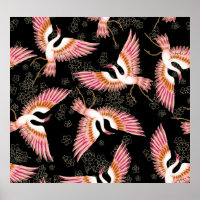 Traditionelles japanisches Kimono Motifs-Muster