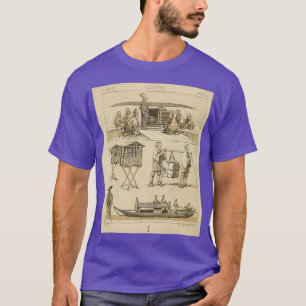 Traditionelles japanisches Modezubehör und Leben T-Shirt