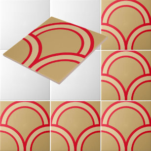 Traditionelles japanisches Muster Fliese