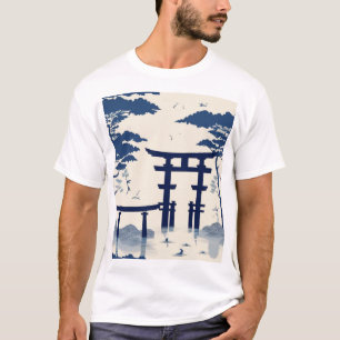 Traditionelles japanisches Musterdesign 0036 - Ele T-Shirt