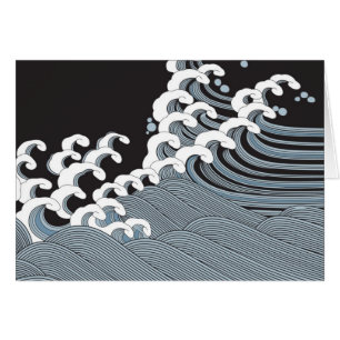 Traditionelles japanisches Wellenmuster