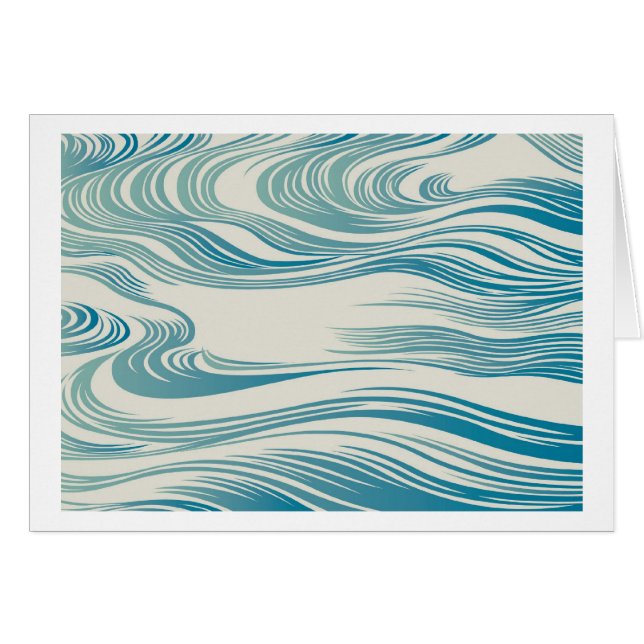 Traditionelles japanisches Wellenmuster (Vorderseite (Horizontal))