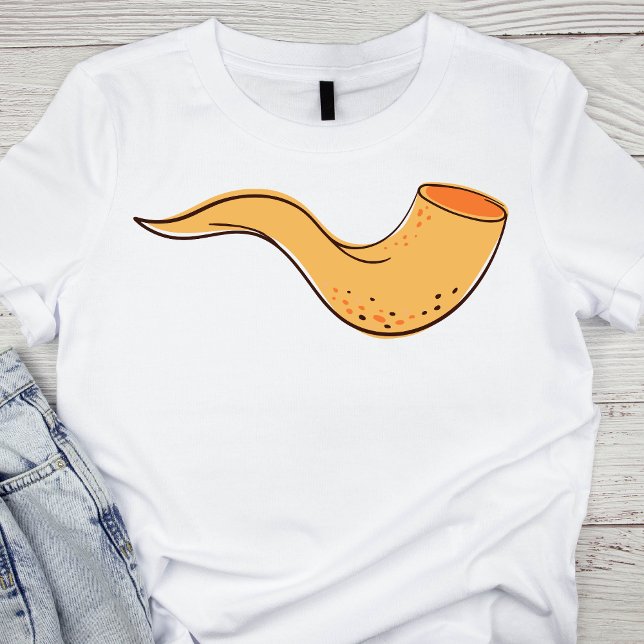 Traditionelles jüdisches Shofar T-Shirt (Von Creator hochgeladen)