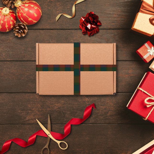 Traditionelles Kariert/Tartan-Satin-Band Satinband (Traditional plaid/tartan Christmas ribbon.)