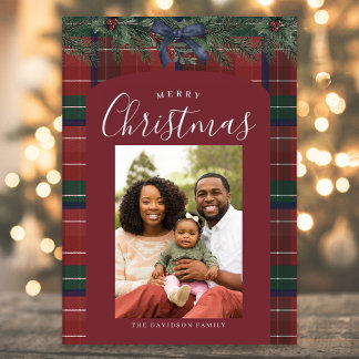 Traditionelles Karo Feiertagskarte