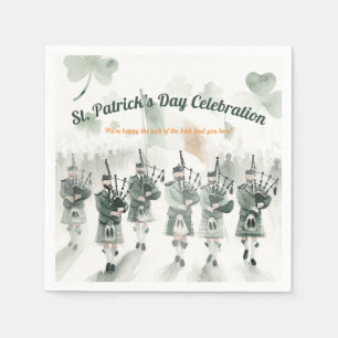 Traditionelles keltisches Irish St. Patrick's Day Serviette