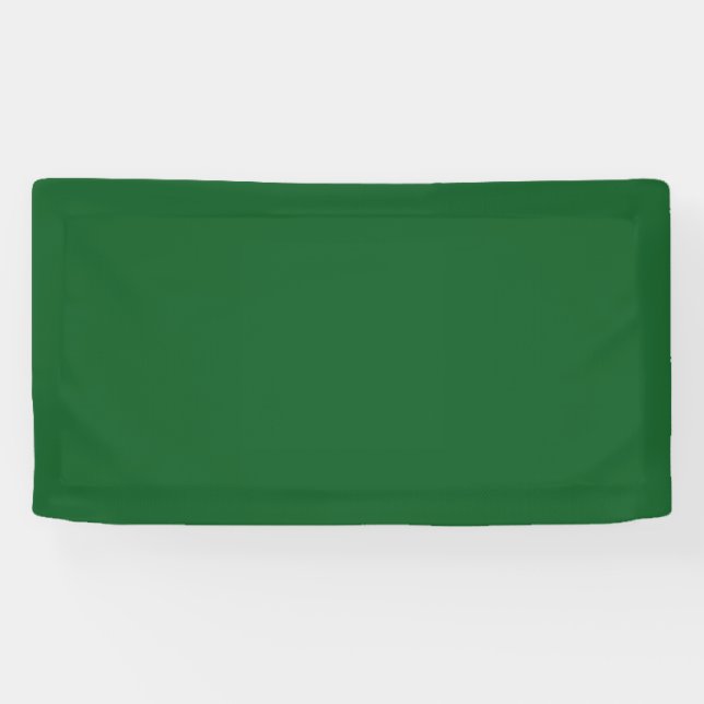 Traditionelles - klassisches grünes Banner (Horizontal)