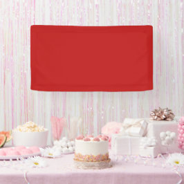 Traditionelles - klassisches rotes Banner