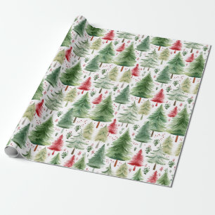 Traditionelles/klassisches Weihnachtspapier Geschenkpapier