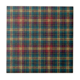 Traditionelles königliches schottisches Tartan-Kar Fliese