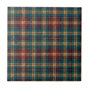 Traditionelles königliches schottisches Tartan-Kar Fliese