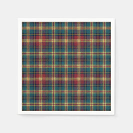 Traditionelles königliches schottisches Tartan-Kar Serviette