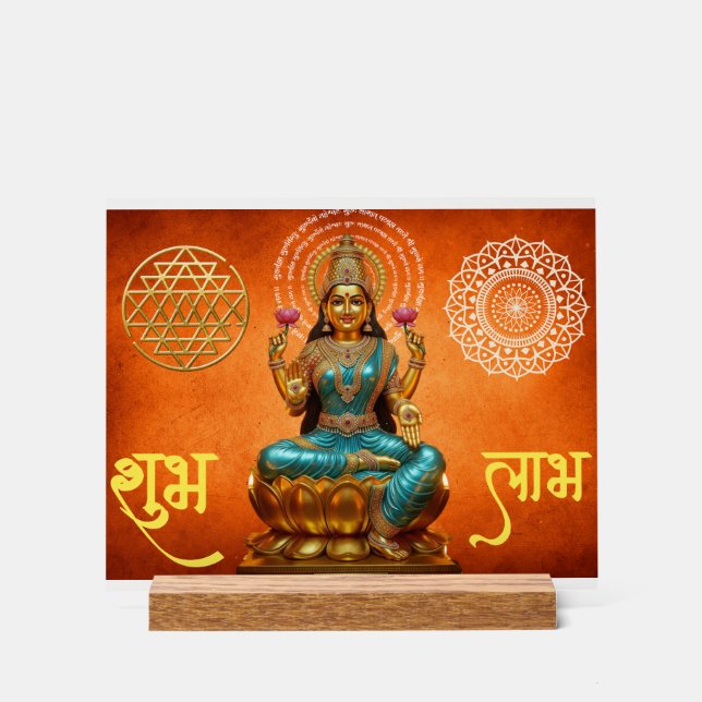 Traditionelles Laxmi Mata Poster (Vorderseite)