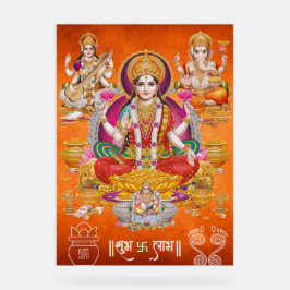 Traditionelles Laxmi Mata Poster