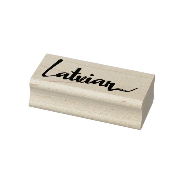 Traditionelles Lettisch Gummistempel (Stempel)