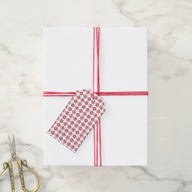 Traditionelles lettisches SUN-Muster IV Geschenkanhänger (Mit Garn)