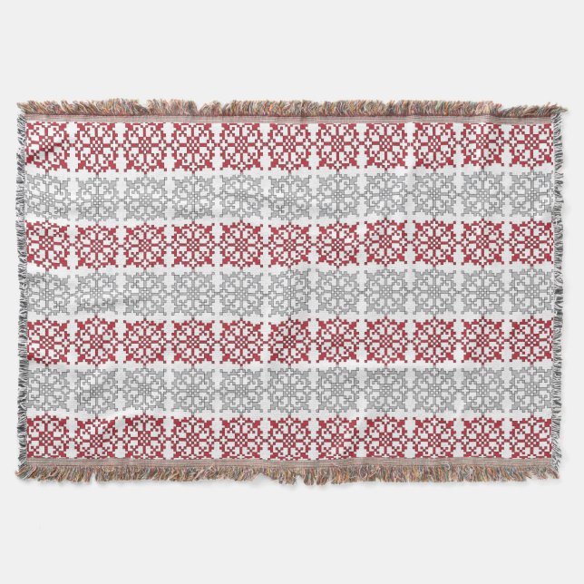 Traditionelles lettisches SUN-Zeichen geometrische Decke (Vorderseite)
