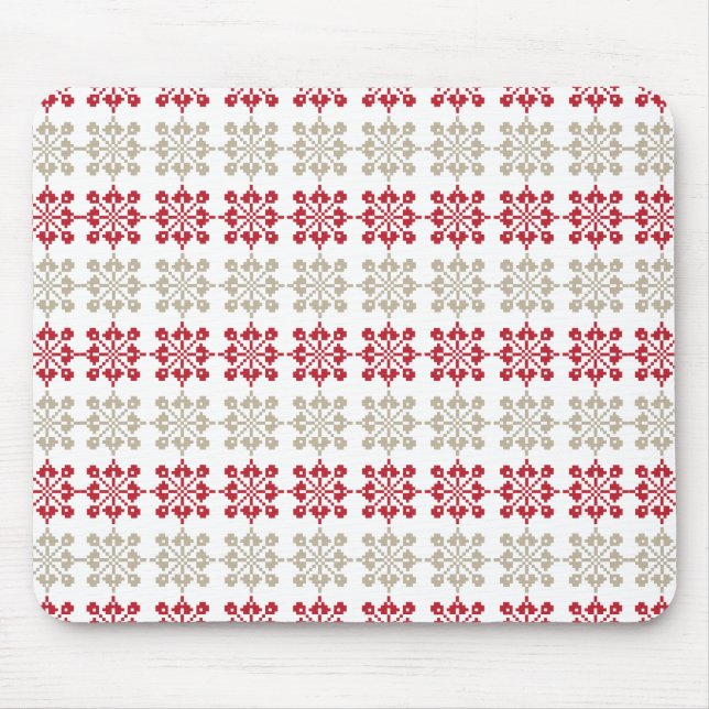 Traditionelles lettisches SUN-Zeichen geometrische Mousepad (Vorne)