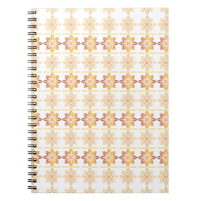 Traditionelles lettisches SUN-Zeichen geometrische Notizblock (Vorderseite)