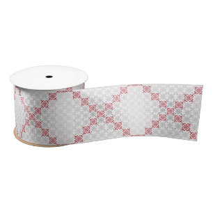Traditionelles lettisches SUN-Zeichen geometrische Satinband