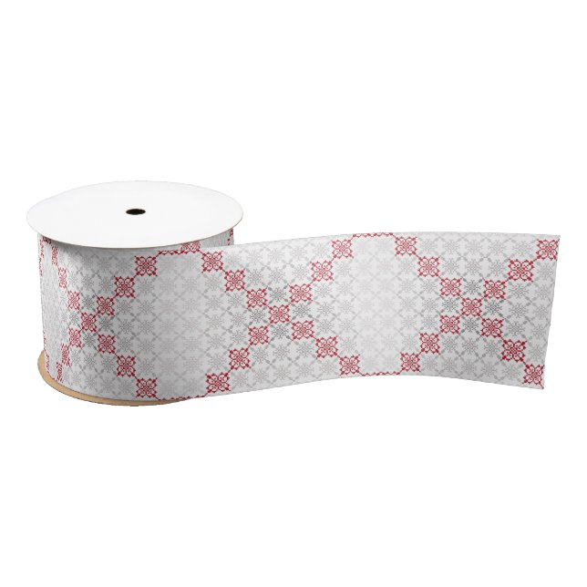 Traditionelles lettisches SUN-Zeichen geometrische Satinband (Spule)