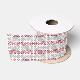 Traditionelles lettisches SUN-Zeichen geometrische Satinband
