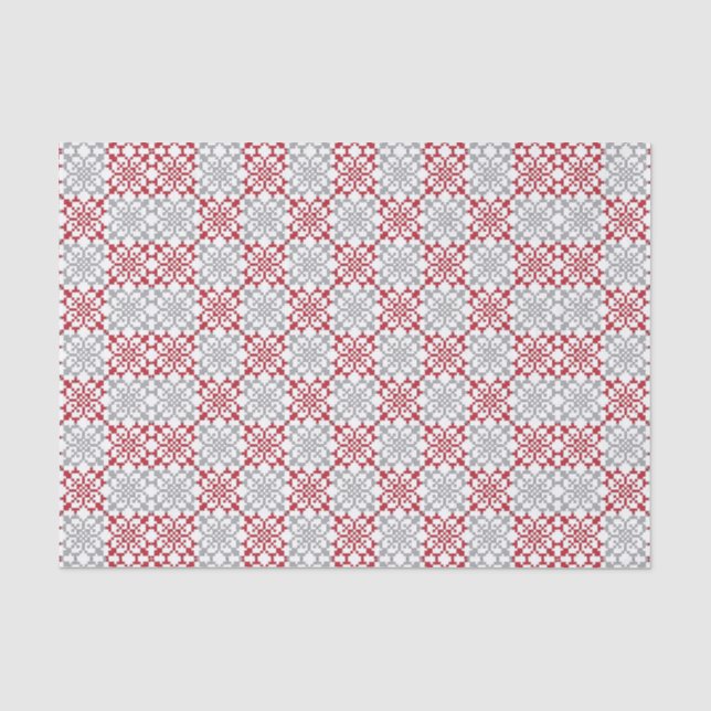 Traditionelles lettisches SUN-Zeichen geometrische Seidenpapier (Vorderseite)